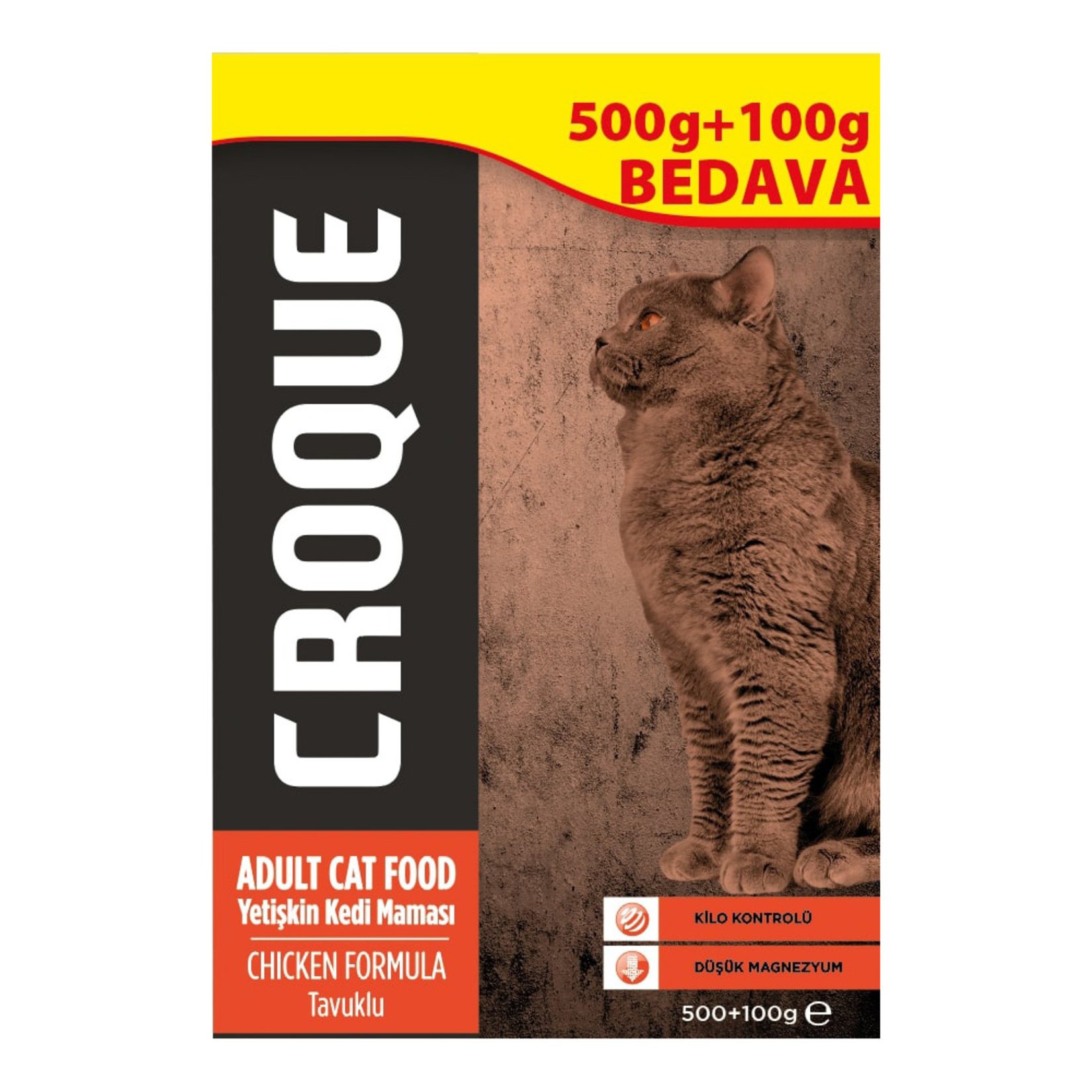 Croque Tav.Steril.Kedİ500+100g