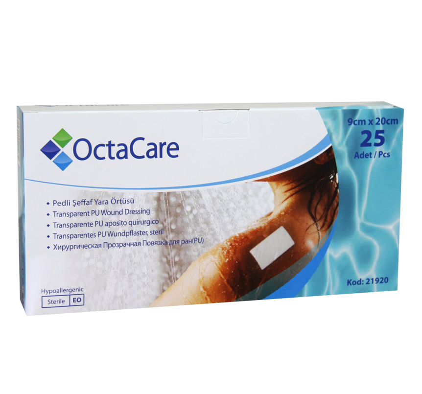 Yara Örtüsü 9cmx20cm 25'Li Şeffaf Film Pu