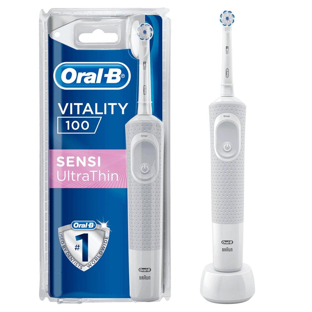 Oral-B Diş Fırçası Sensi Ultra Thin D100 Şarj Edilebilir Beyaz Kutu
