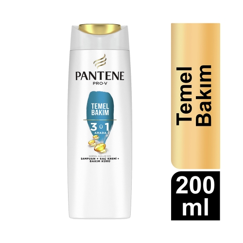 Pantene 3/1 Şampuan 200 Ml Temel Bakım
