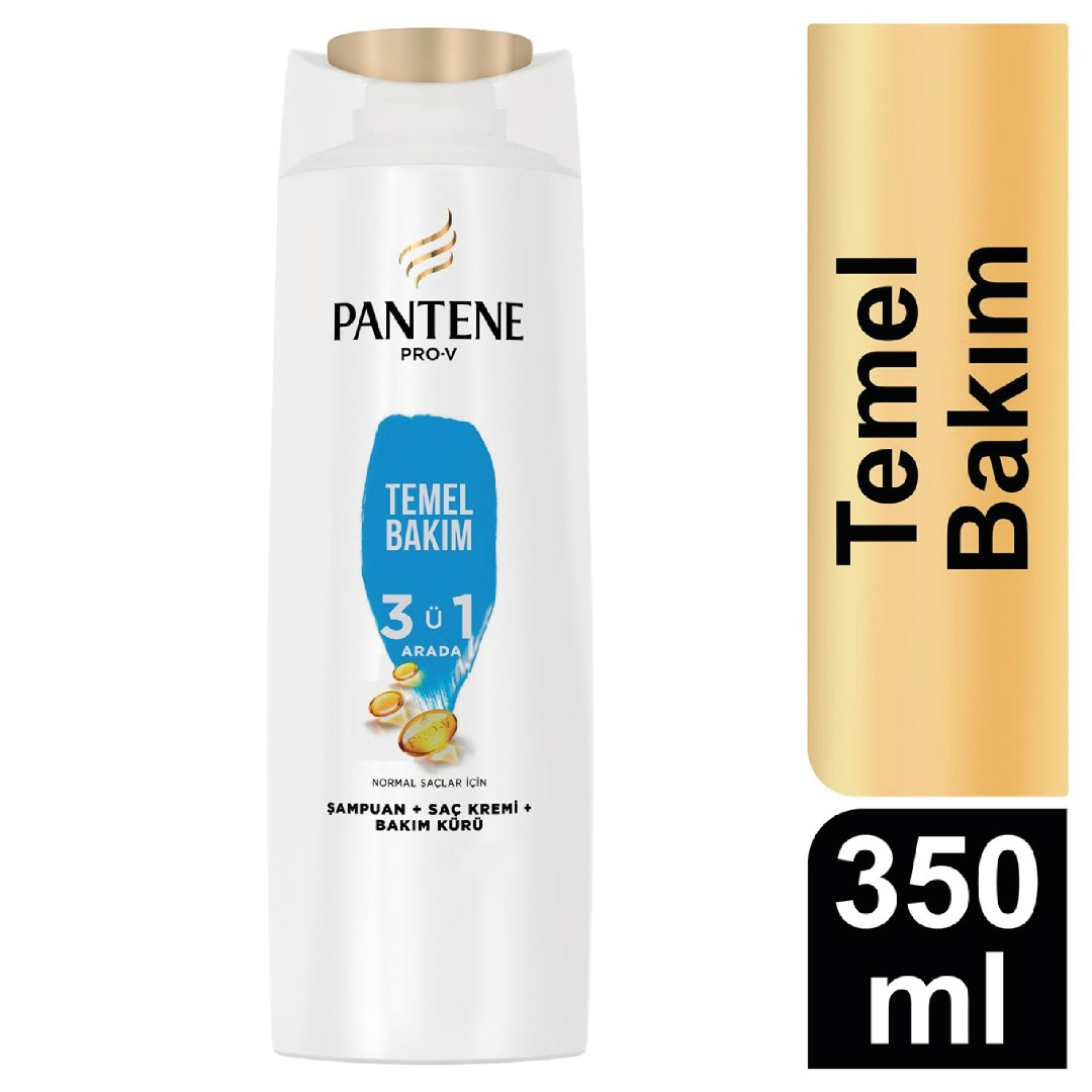 Pantene Şampuan 350 Ml 3 Ü 1 Arada Temel Bakım