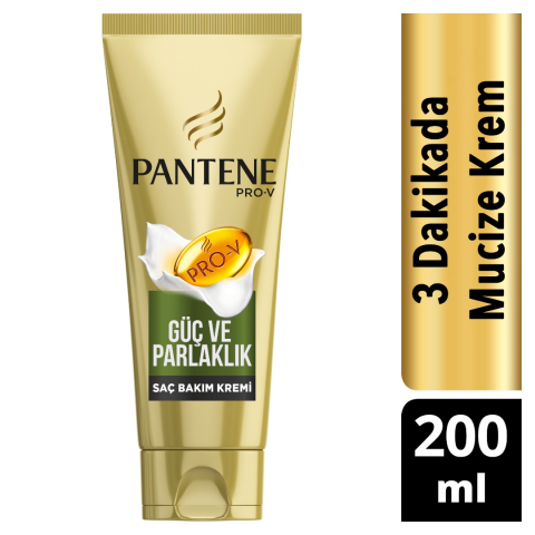 Pantene Saç Bakım Kremi 200 Ml Tüp Güç Ve Parlaklık