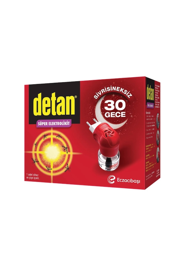 Detan Elektrolikit Cihaz + Yedek 30 Gece (2020)