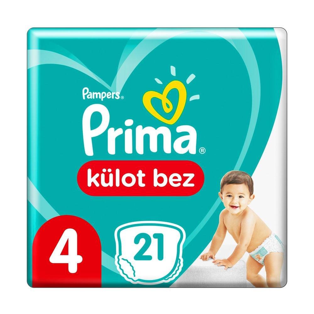 Prima Külot Bebek Bezi 4 Beden Maxi Tekli Paket 21 Adet