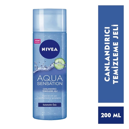 Nivea Face Cream Aqua Sensatıon Canlandırıcı Yüz Temizleme Jeli 200 Ml