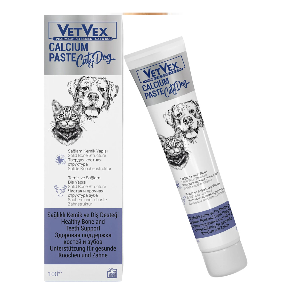Vetvex  Kedi Ve Köpekler İçin Kalsiyum Pasta -Kemik 100 Gr