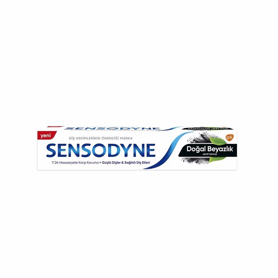 Sensodyne Diş Macunu Doğal Beyazlık Aktif Kömür 75ml