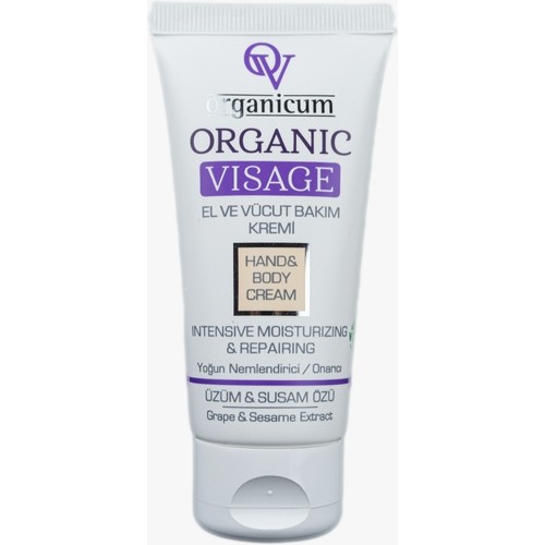 Organİc Visage El Ve Vücut Bakim Kremİ Üzüm & Susam Özü