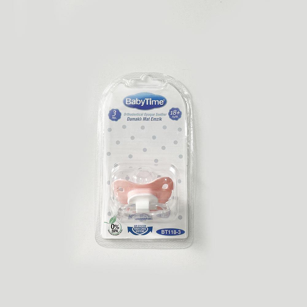 Silikon Damaklı Mat Gövdeli Emzik N.3 Bt118-3