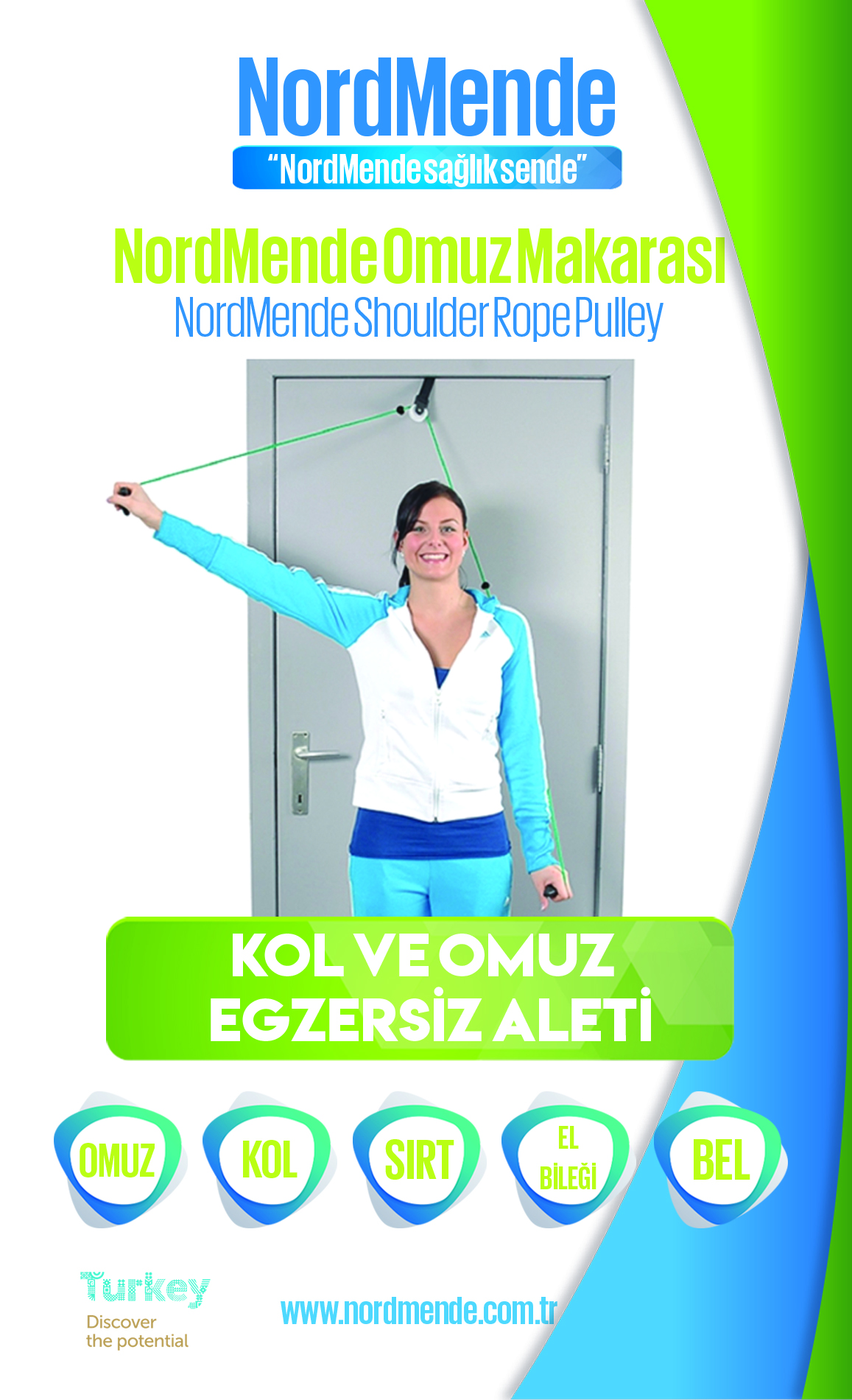 Omuz Çalıştırma Tedavi Makarası