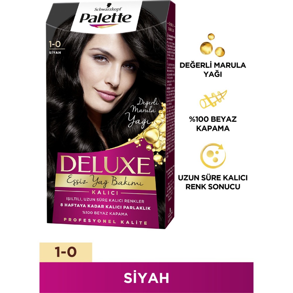 Palette Deluxe 50 Ml 1-0 Siyah