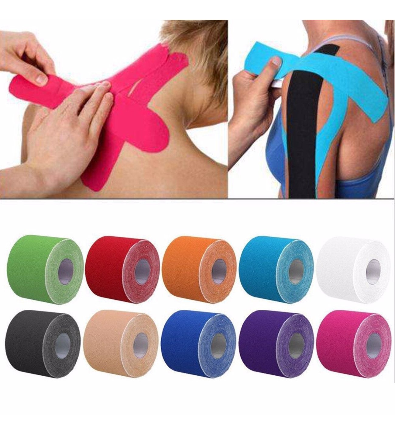 Kinesio Agrı Bandı 5cmx5m Fuşya