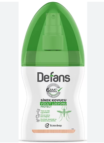 Defans Sinek Kovucu Vücut Losyonu 100 Ml