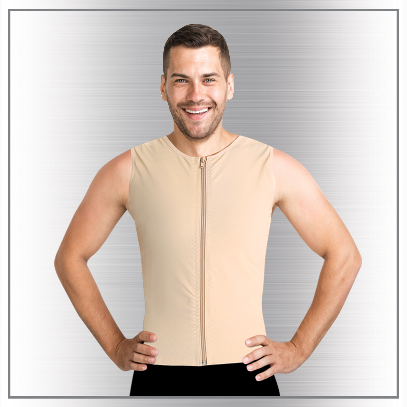 Erkek Jinekomasti Fermuarlı