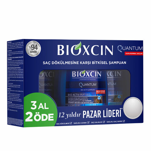 BIOXCIN Quantum Sampuan 3 al 2 ode 300ml Yagli Saçlar