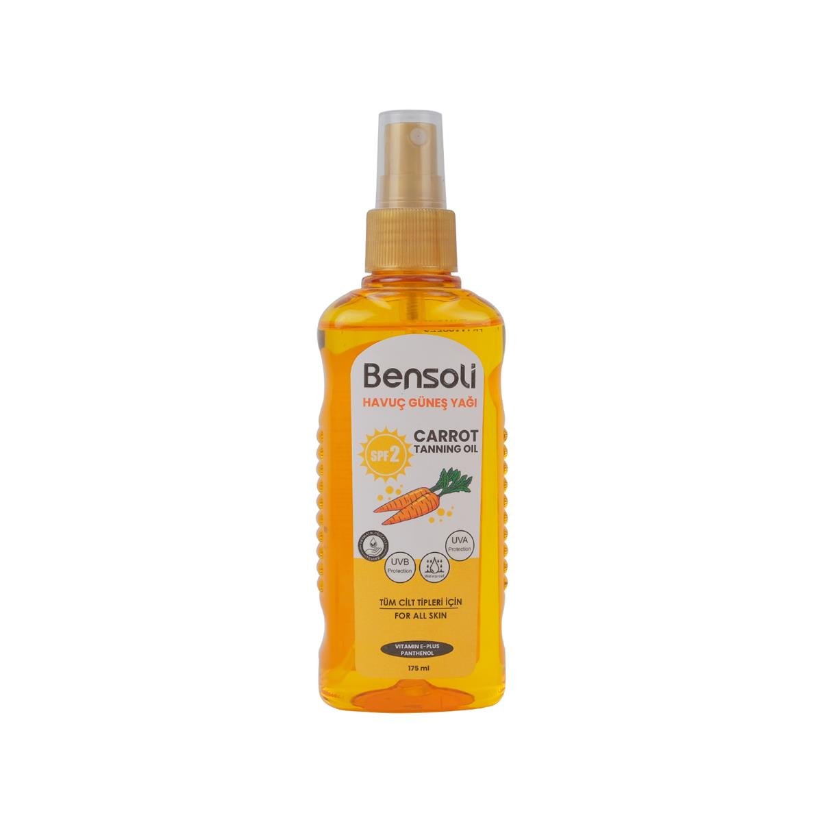 Bensoli Havuç Güneş Yağı 2 Spf 175 ml