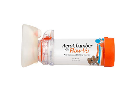 AeroChamber Plus Flow-Vu Turuncu