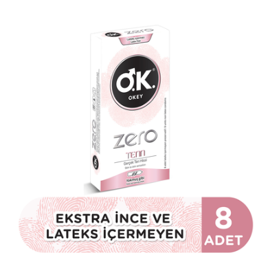 OKEY Zero Tenn 8’li Prezervatif 