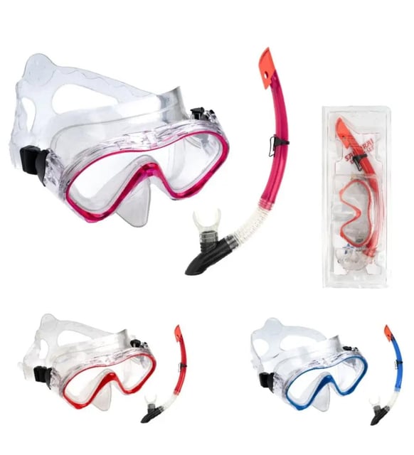 Adalya Marine Samurai Cosmos Maske Elite Şnorkel Set