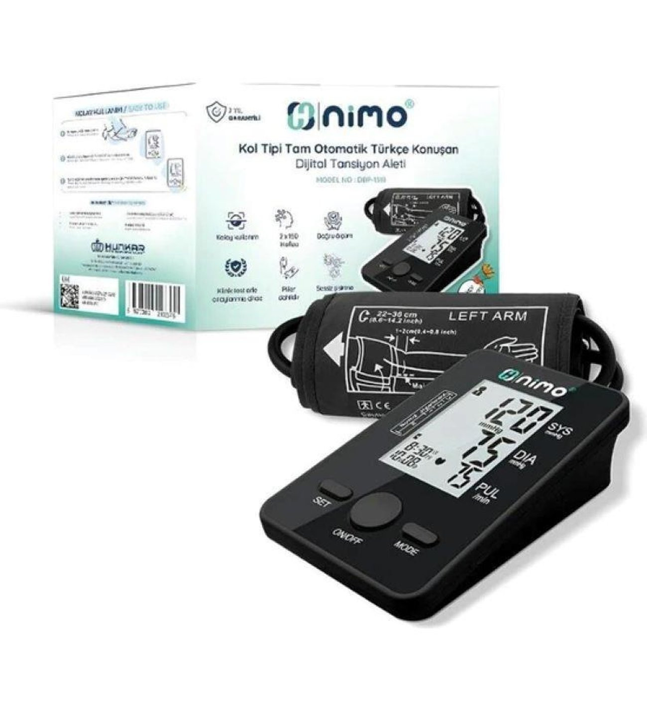 Kol Tipi Tam Otomatik Dijital Tansiyon Aleti