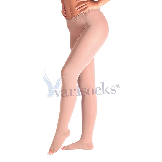 Külotlu Burnu Açık Varis Çorabı