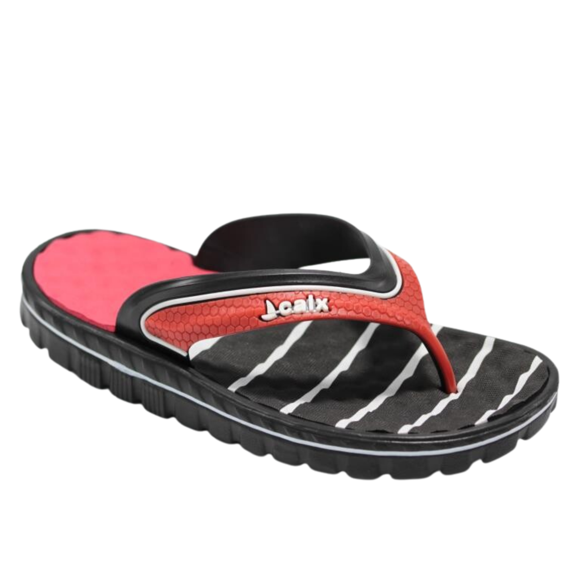 Merdane M120 Masajlı Parmak Arası Terlik Siyah - Beyaz