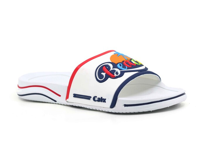 Calx Garson GK05 Beach Lüks Kaydırmaz Terlik Beyaz