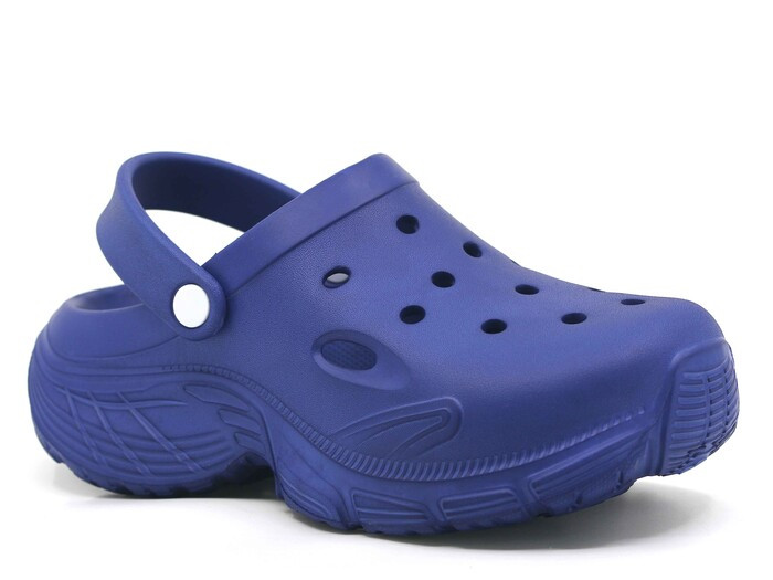 Monapicco Zenne Zümrüt Düz Eva Kutulu Cross Terlik Lacivert