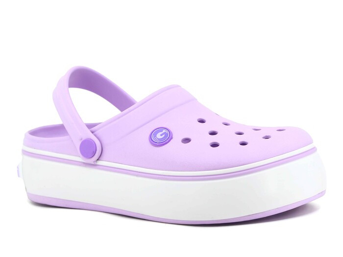 Soylu Zenne 812G Gabi Kutulu Sargılı Cross Terlik Lila