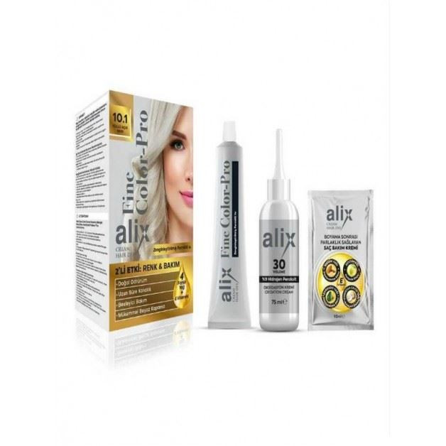 Alix Kıt Saç Boyası 50ml 10.01 Küllü Açık Sarı