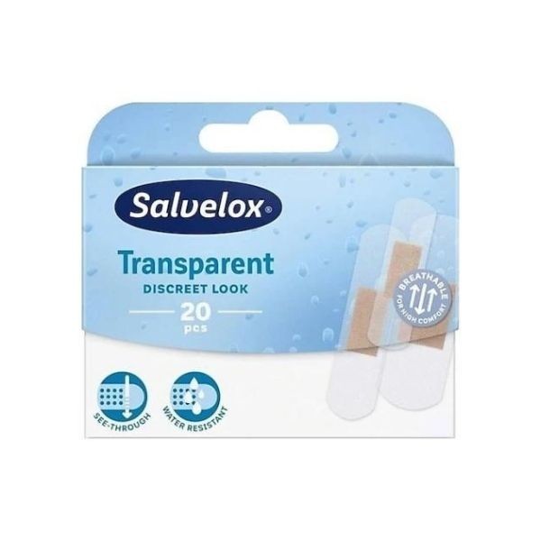 Salvelox Suya Dayanaklı Şeffaf Yara Bandı 20li