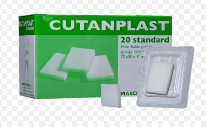 CUTANPLAST STANDAR JELATİN SÜNGER 50X70X10mm  1 adet